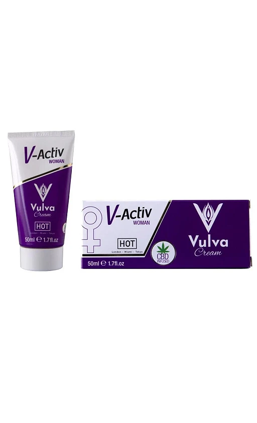 Krem stymulujący V-Activ Vulva - CBD, rozgrzewający, 50 ml — zdjęcie 2