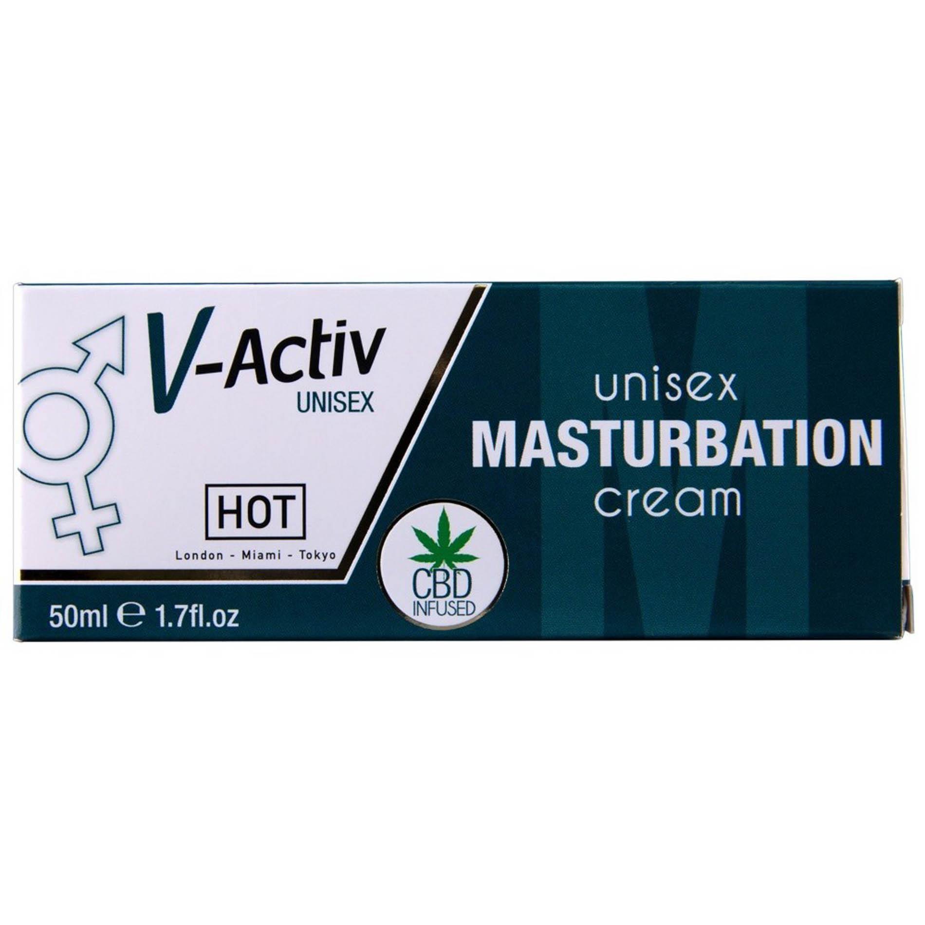 Krem do masturbacji V-Activ – CBD, rozgrzewający, 50 ml — zdjęcie 4