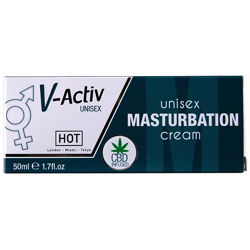 Krem do masturbacji V-Activ – CBD, rozgrzewający, 50 ml — zdjęcie 4