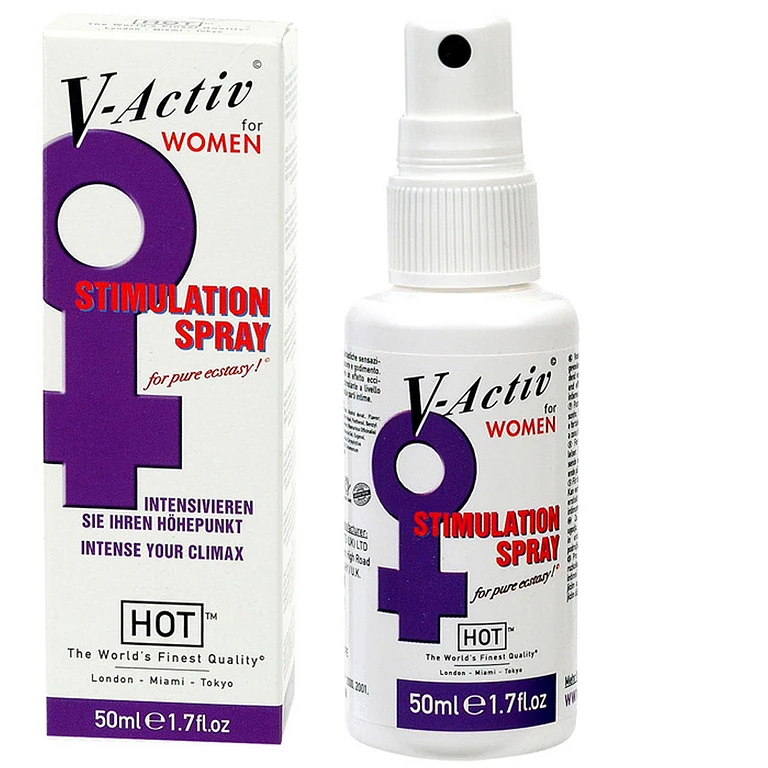 Spray stymulujący V-Activ for Women - 50 ml, do stref intymnych