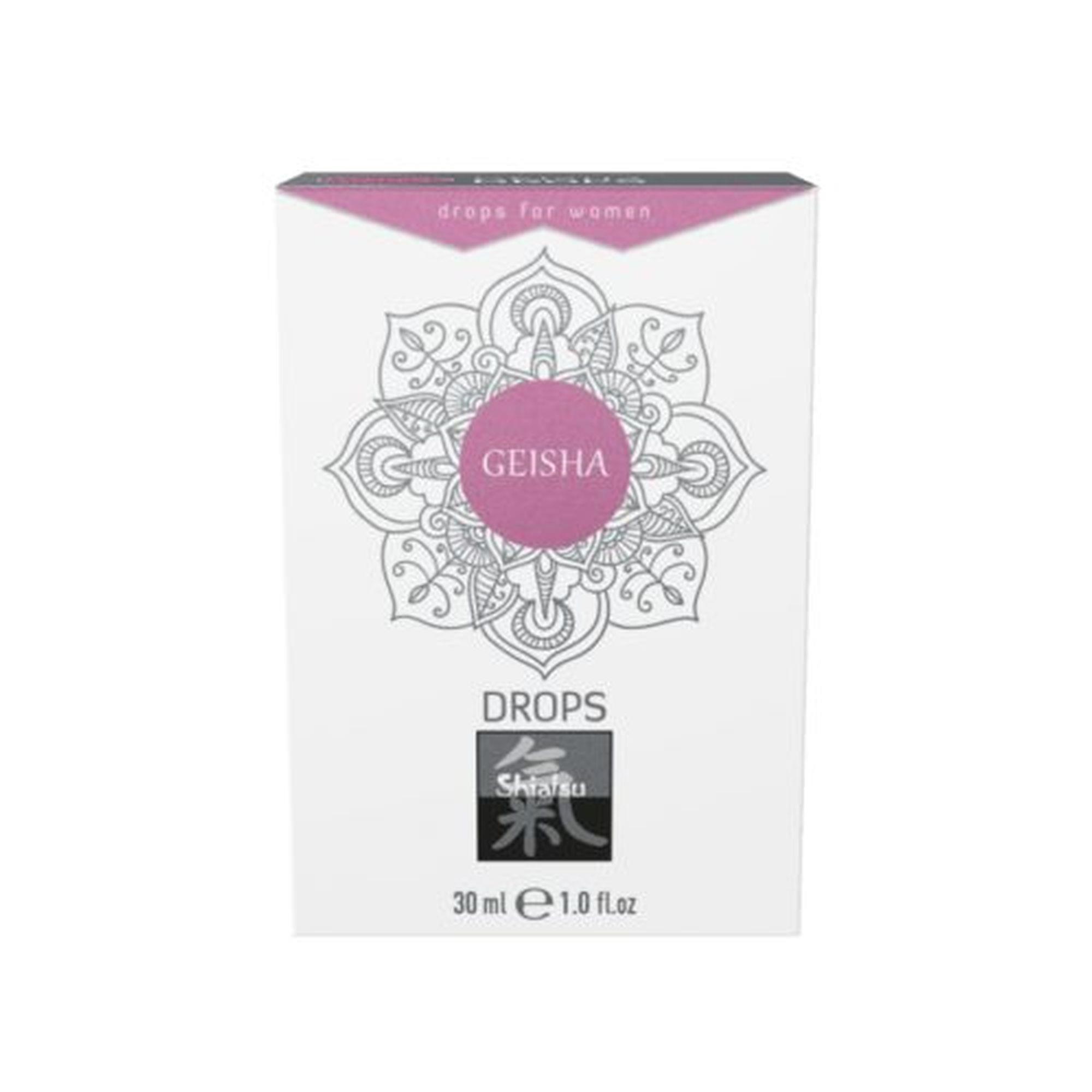 Afrodyzjak w kroplach dla kobiet GEISHA - granat i damiana, 30 ml — zdjęcie 1