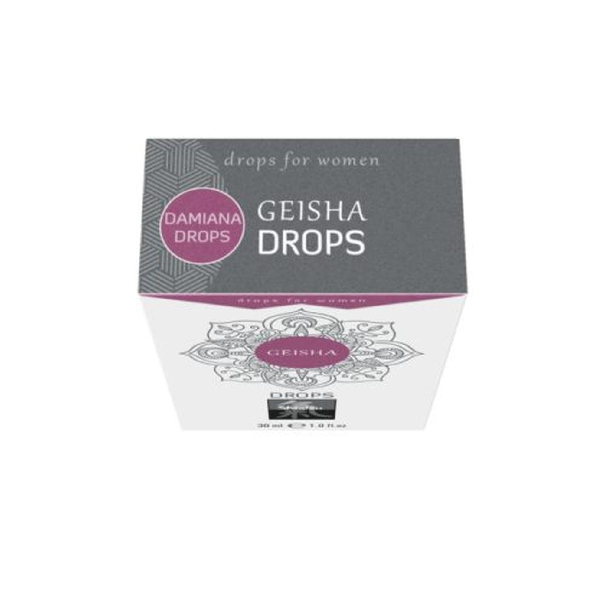 Afrodyzjak w kroplach dla kobiet GEISHA - granat i damiana, 30 ml — zdjęcie 2
