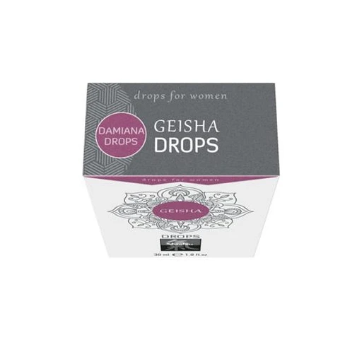 Afrodyzjak w kroplach dla kobiet GEISHA - granat i damiana, 30 ml — zdjęcie 2