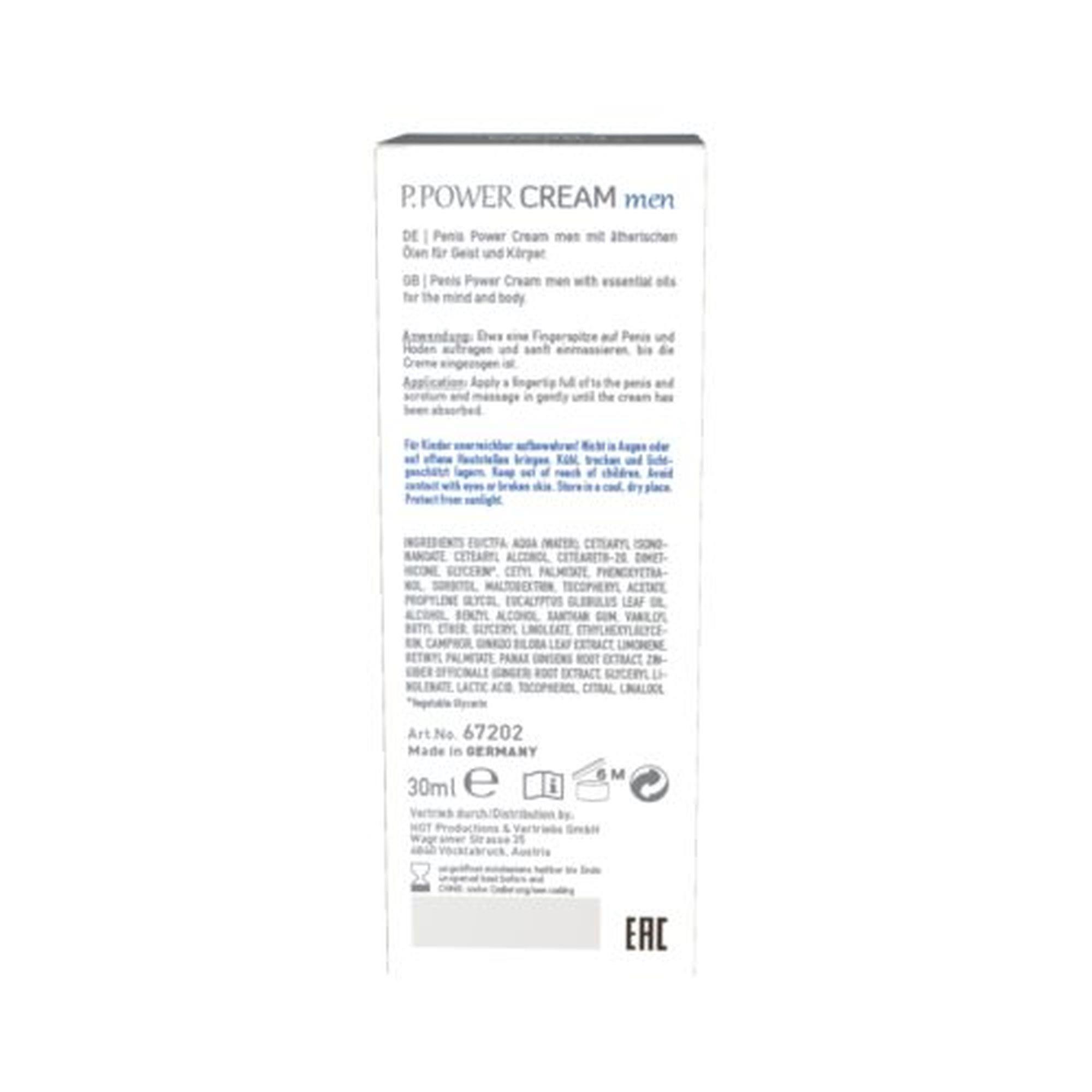 Krem intymny Shiatsu Penis Power - rozgrzewający, 30 ml — zdjęcie 5