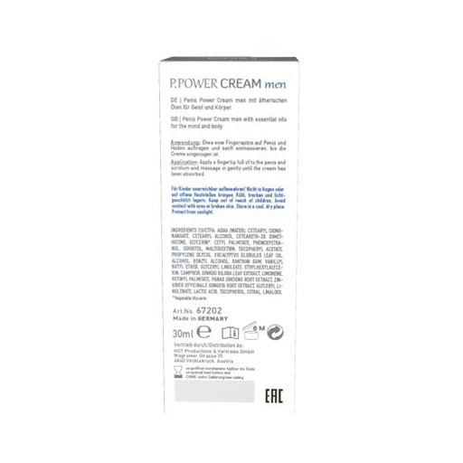 Krem intymny Shiatsu Penis Power - rozgrzewający, 30 ml — zdjęcie 5