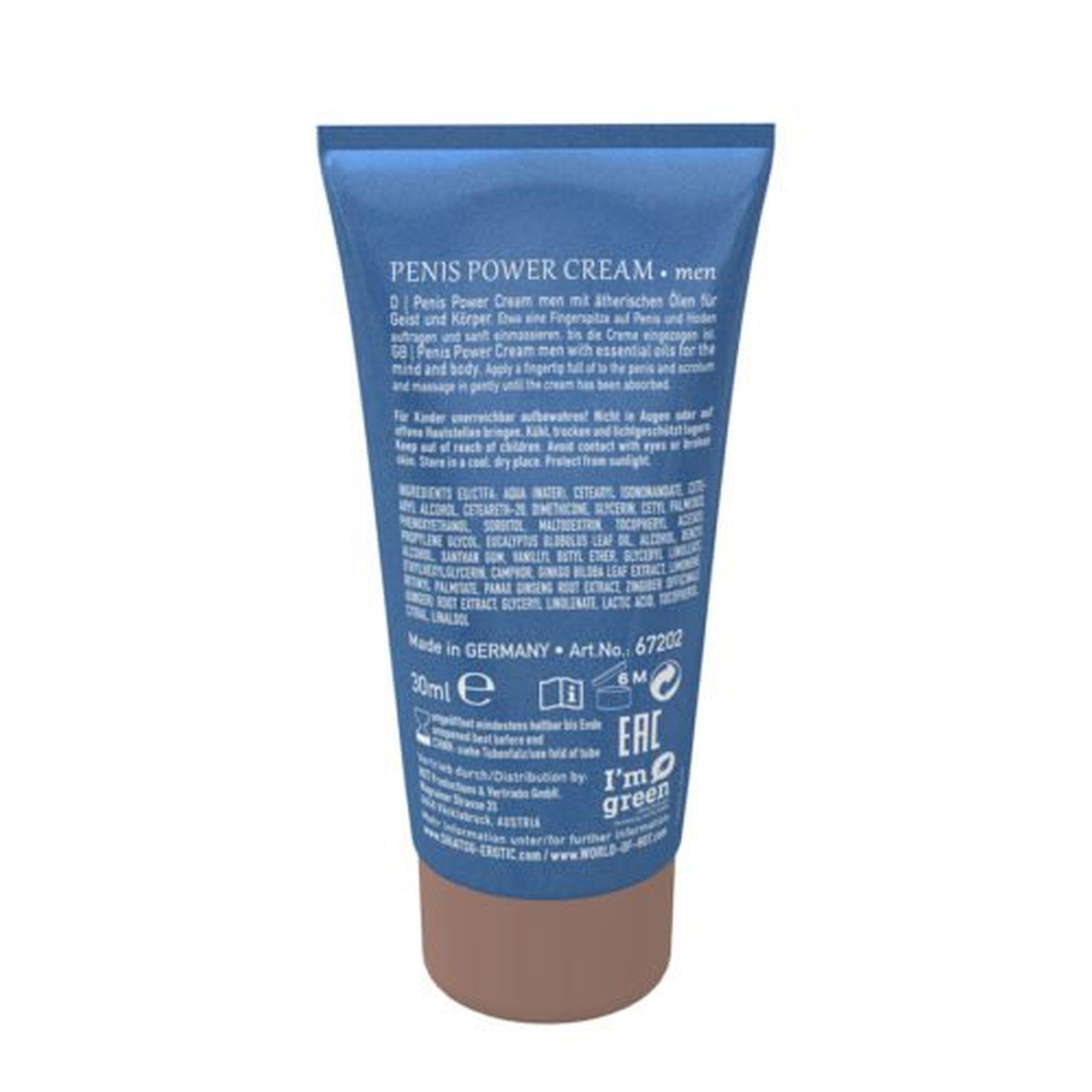 Krem intymny Shiatsu Penis Power - rozgrzewający, 30 ml — zdjęcie 3