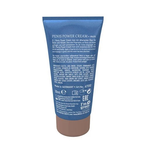 Krem intymny Shiatsu Penis Power - rozgrzewający, 30 ml — zdjęcie 3