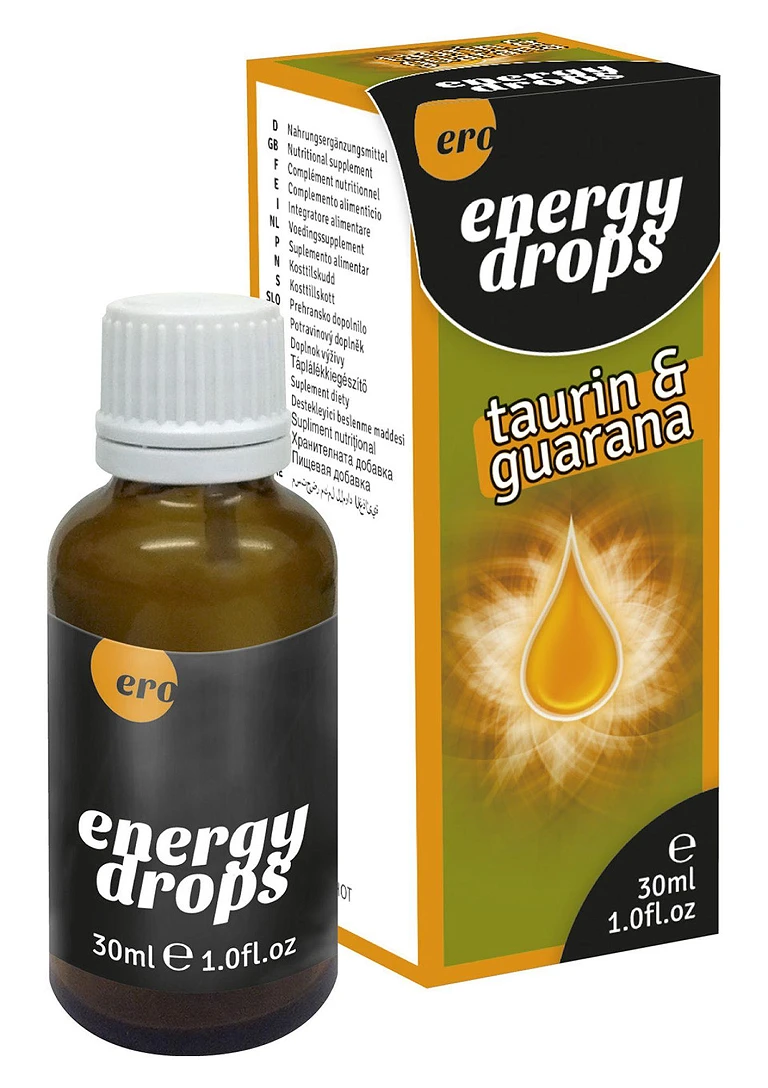 Suplement diety w kroplach Energy Drops - tauryna i guarana, 30 ml