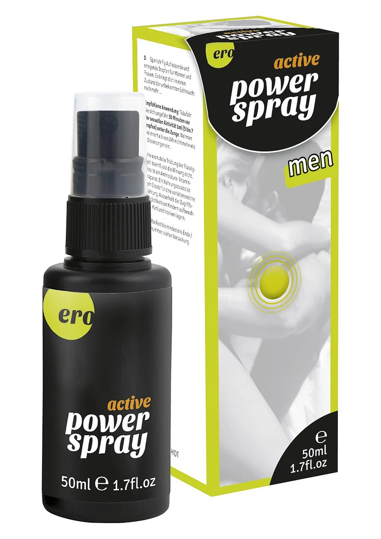 Spray intymny Active Power dla mężczyzn – aloes i cayenne, 50 ml