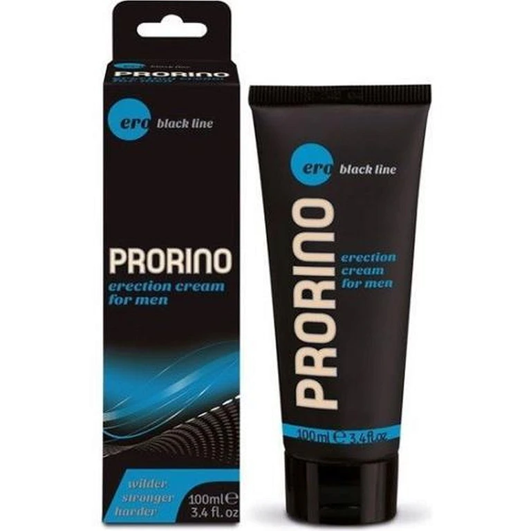 Krem na erekcję PRORINO Black Line - dla mężczyzn, 100 ml