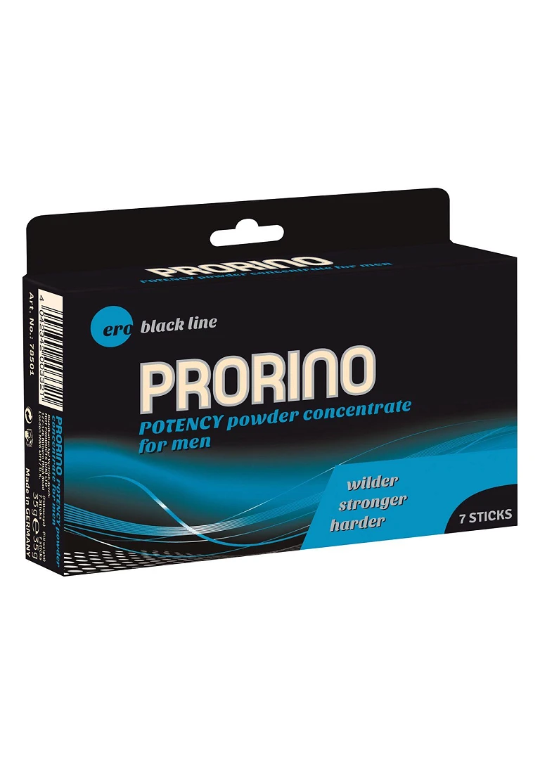 Suplement diety Prorino Black Line – proszek dla mężczyzn, 7 saszetek