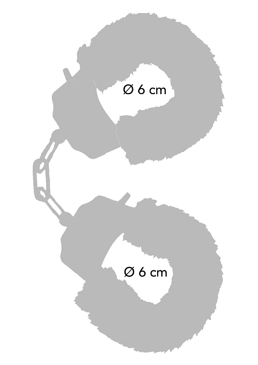 Kajdanki z futerkiem Furry Fun Cuffs