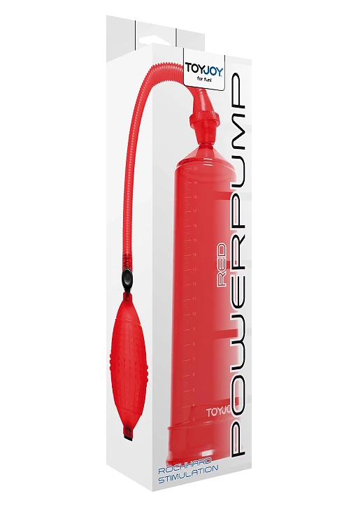 Pompka próżniowa Power Pump Red - PVC, z miarką