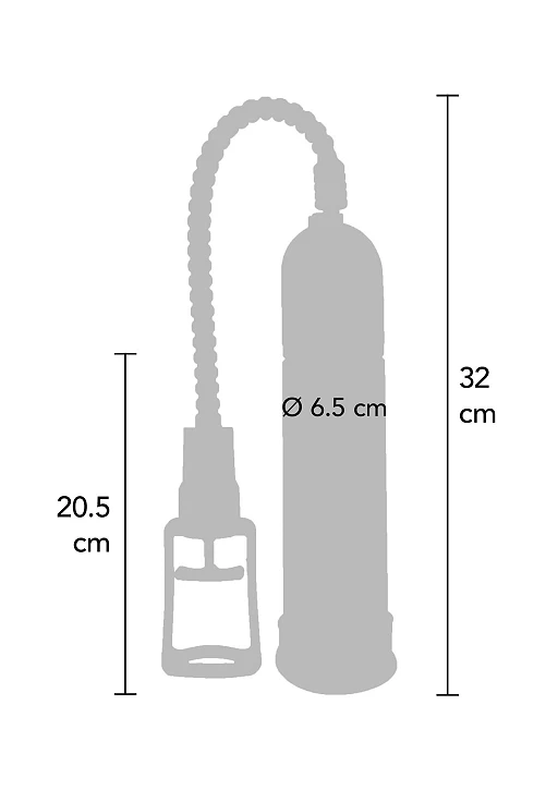 Pompka próżniowa Pump Master - ABS, z miarką — zdjęcie 4
