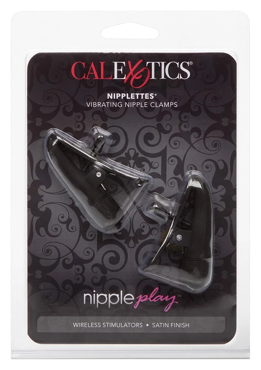 Zaciski wibrujące Nipplettes – czarne, regulowane — zdjęcie 2