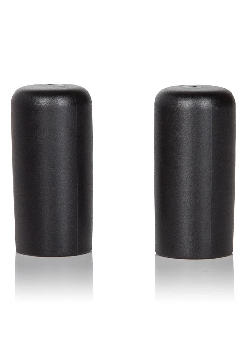Pompki na sutki Nipple Play – czarne, wodoodporne PVC
