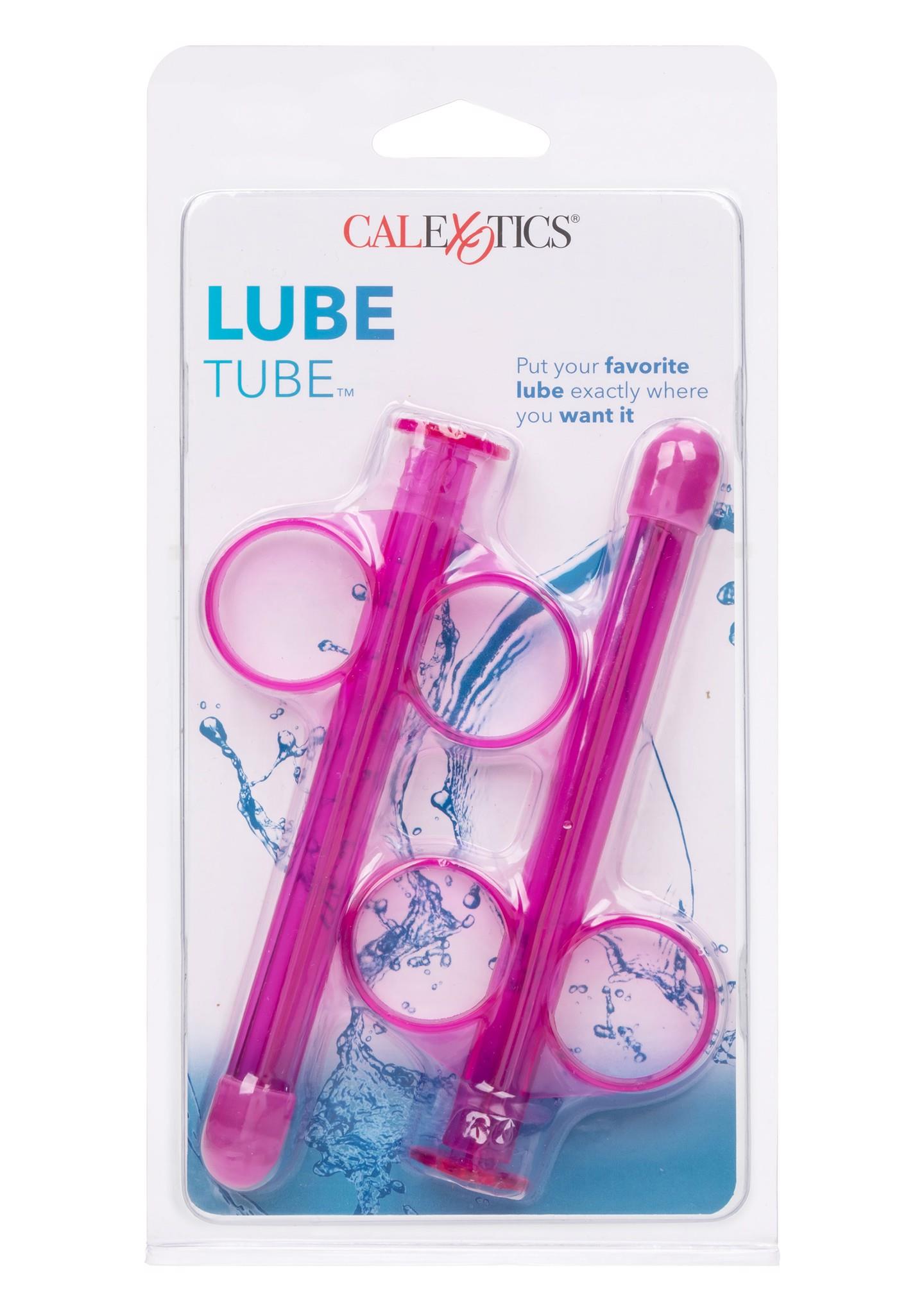 Aplikatory do lubrykantu Lube Tube – 2 szt., różowe — zdjęcie 2