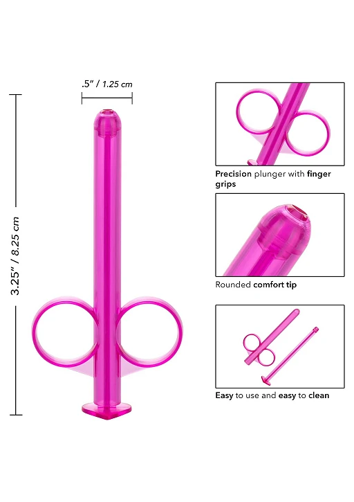 Aplikatory do lubrykantu Lube Tube – 2 szt., różowe — zdjęcie 5