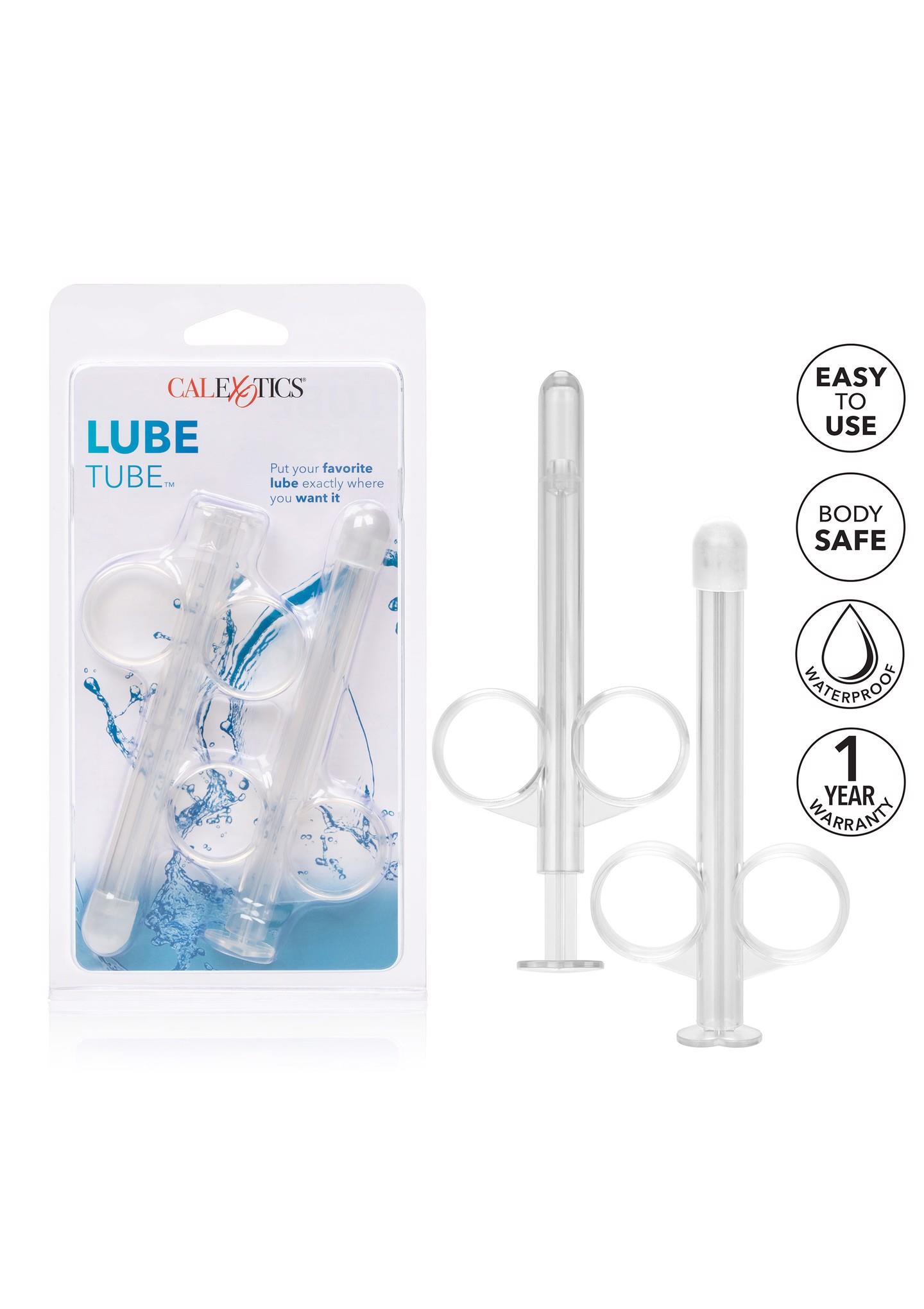 Aplikatory do lubrykantu Lube Tube – 2 szt., transparentne — zdjęcie 6