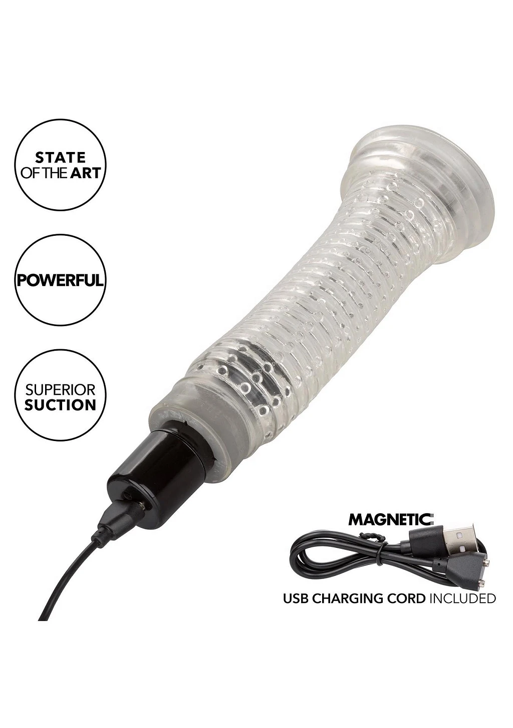 Pompka próżniowa Vibro Air Pump - USB czarna — zdjęcie 24