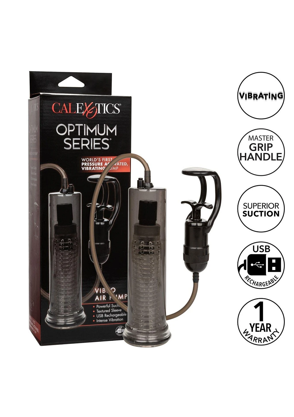 Pompka próżniowa Vibro Air Pump - USB czarna — zdjęcie 10