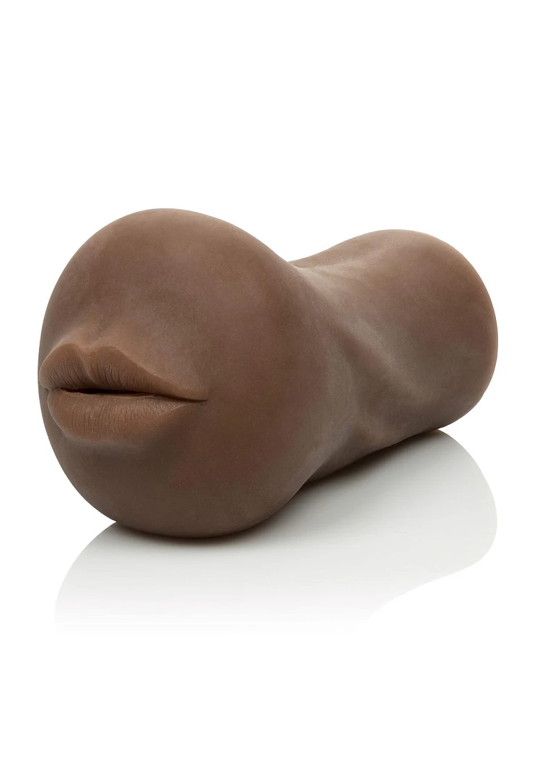 Masturbator Stroke It Mouth – brązowy odcień skóry
