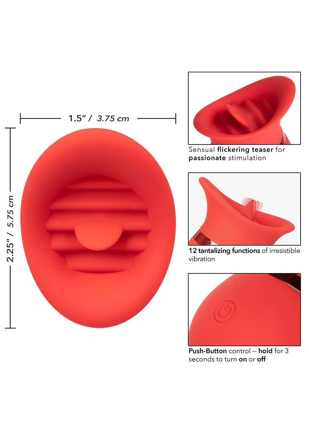Stymulator języczkowy Sweet Talker – 12 funkcji, wodoodporny — zdjęcie 3