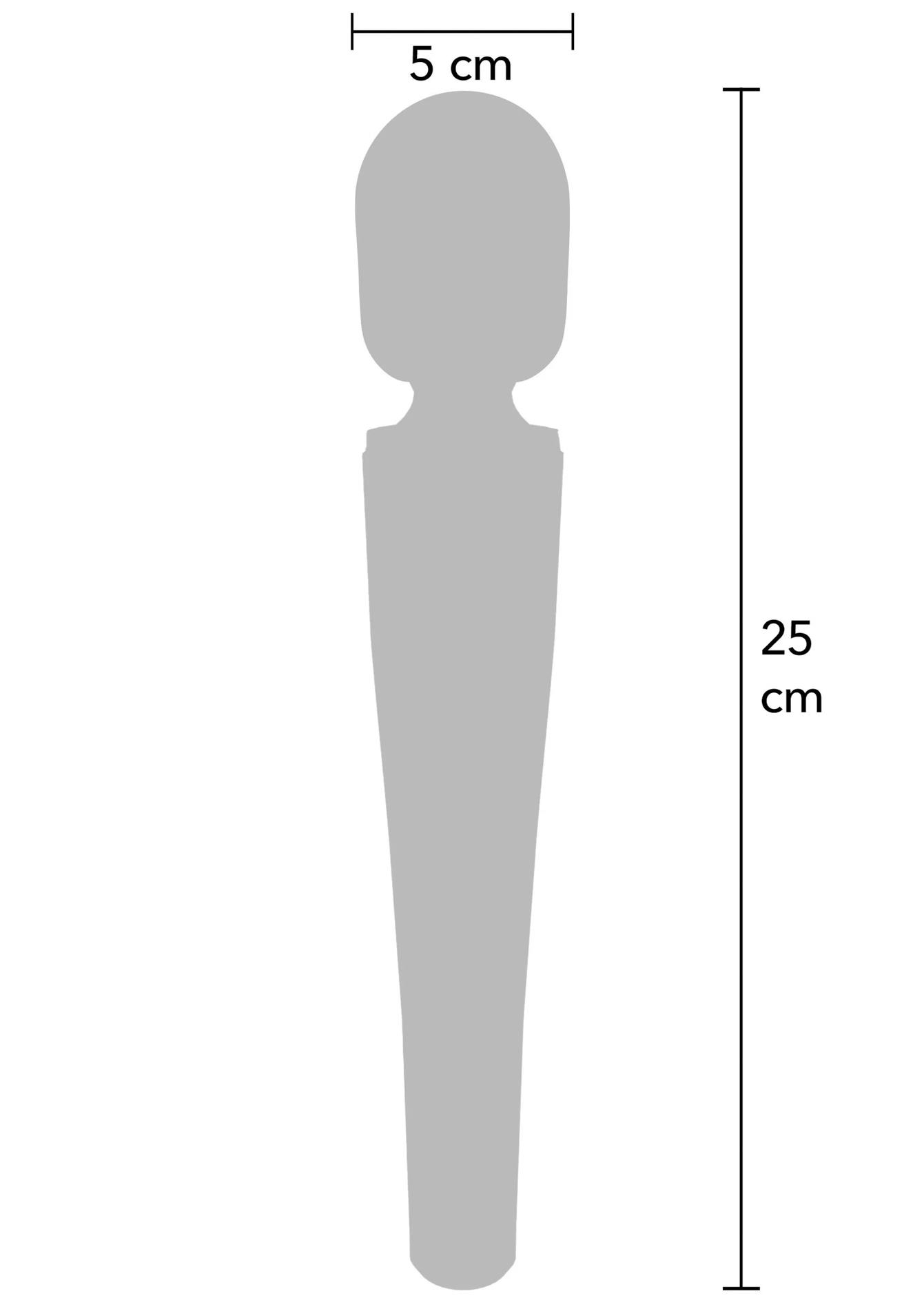 Masażer wand Compact – elastyczna głowica, 25 cm — zdjęcie 8