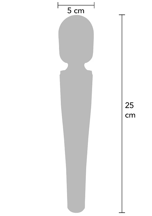 Masażer wand Compact – elastyczna głowica, 25 cm — zdjęcie 8
