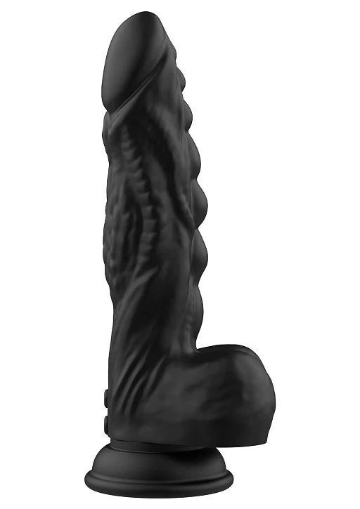 Wibrujące dildo Raptor – 23 cm, 2 silniki, ruchy posuwiste