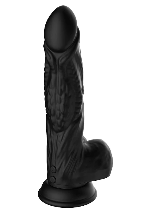 Wibrujące dildo Raptor – 23 cm, 2 silniki, ruchy posuwiste — zdjęcie 3