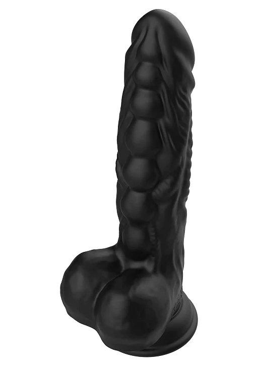 Wibrujące dildo Raptor – 23 cm, 2 silniki, ruchy posuwiste — zdjęcie 4