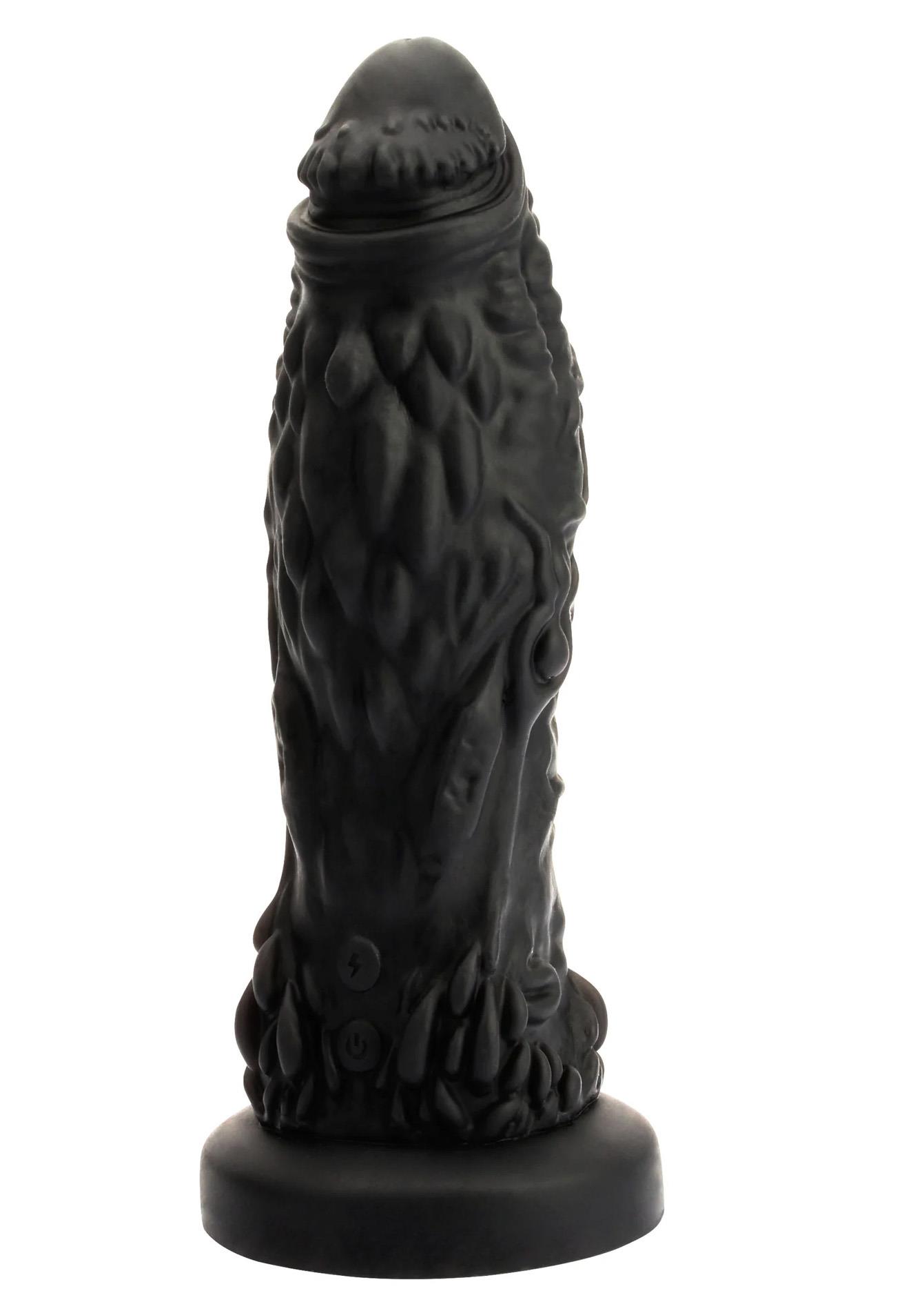 Wibrator Goblin – silikonowy, 20 cm, przyssawka — zdjęcie 3