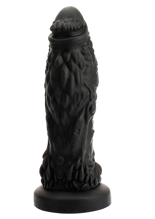 Wibrator Goblin – silikonowy, 20 cm, przyssawka — zdjęcie 3