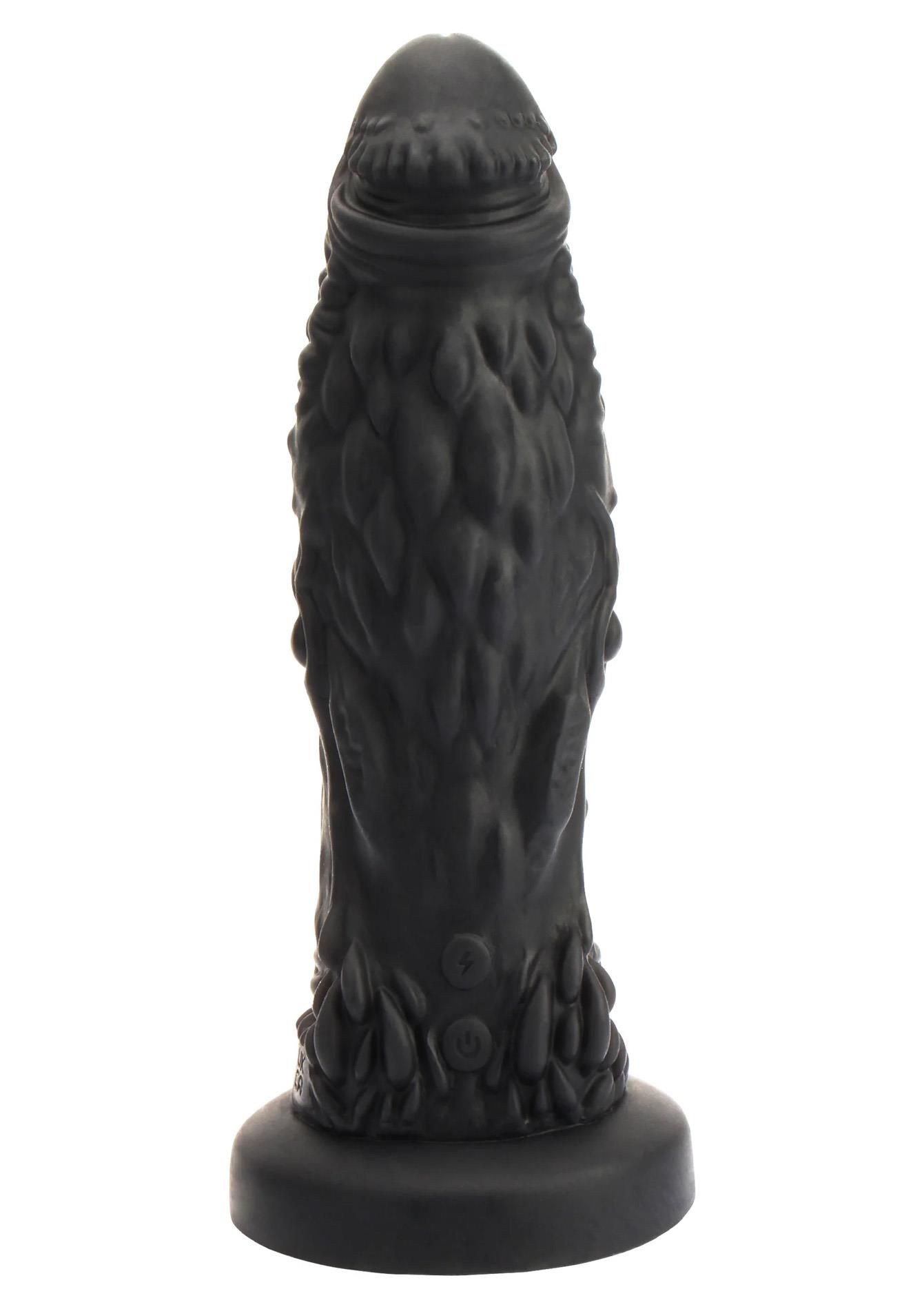 Wibrator Goblin – silikonowy, 20 cm, przyssawka — zdjęcie 4