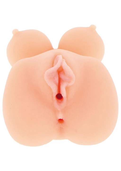 Masturbator tors z piersiami – podwójny kanał, jasny odcień — zdjęcie 4