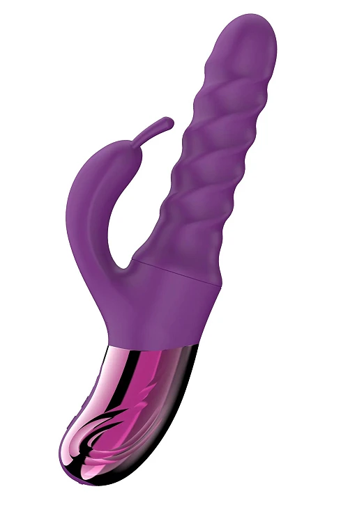 Wibrator króliczek Swirl Rabbit – pchający i obrotowy — zdjęcie 3