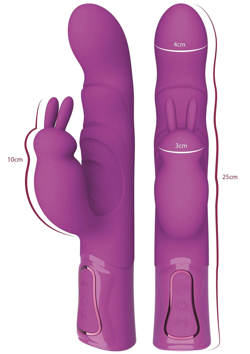 Wibrator króliczek Thick G-Spot – 2 silniki, 10 trybów — zdjęcie 8