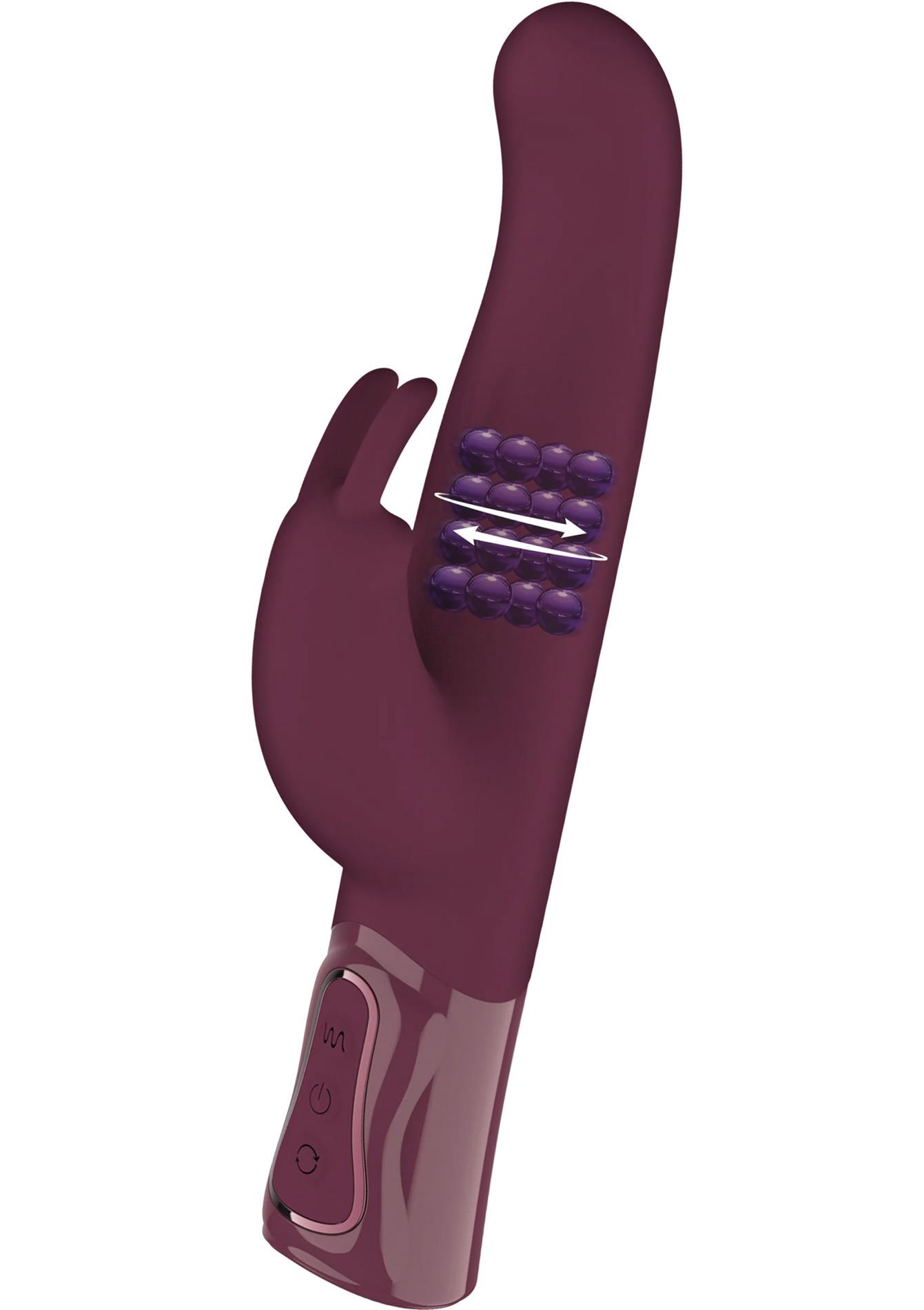 Wibrator króliczek Thick Rotating – rotacja 360°, 25 cm — zdjęcie 1