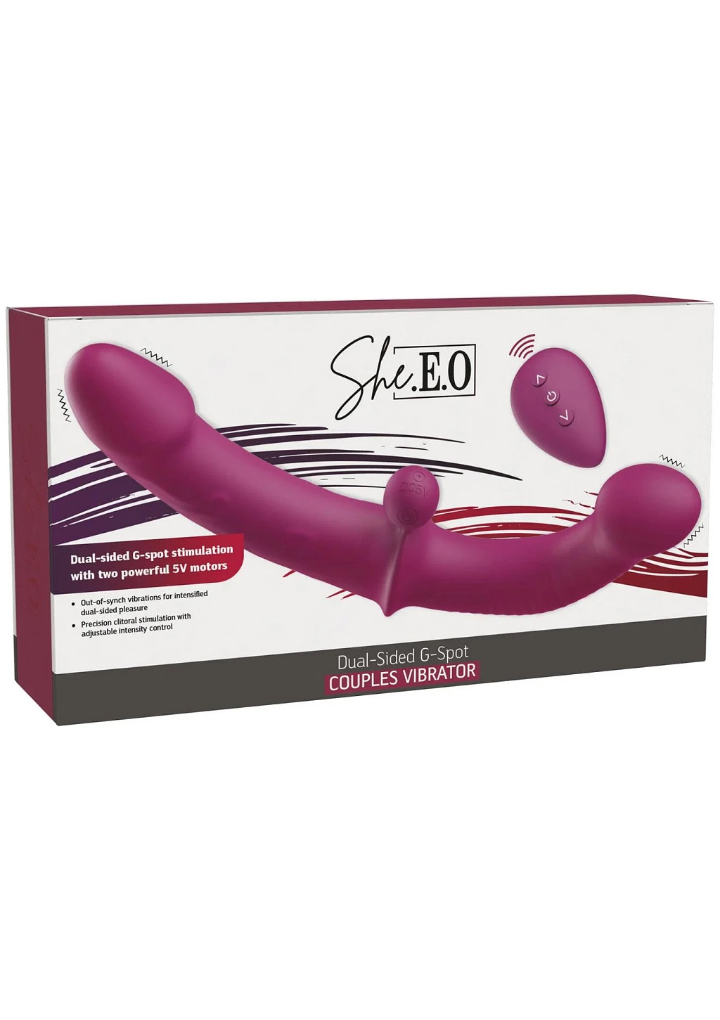 Wibrator podwójny Dual-Sided G-Spot – 2 silniki, pilot — zdjęcie 8