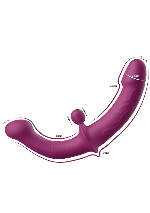 Wibrator podwójny Dual-Sided G-Spot – 2 silniki, pilot — zdjęcie 5