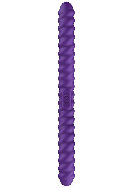 Wibrator dwustronny Flexible – 35 cm, 2 silniki, pilot — zdjęcie 2