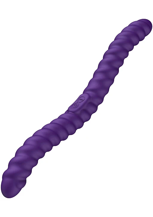 Wibrator dwustronny Flexible – 35 cm, 2 silniki, pilot — zdjęcie 3
