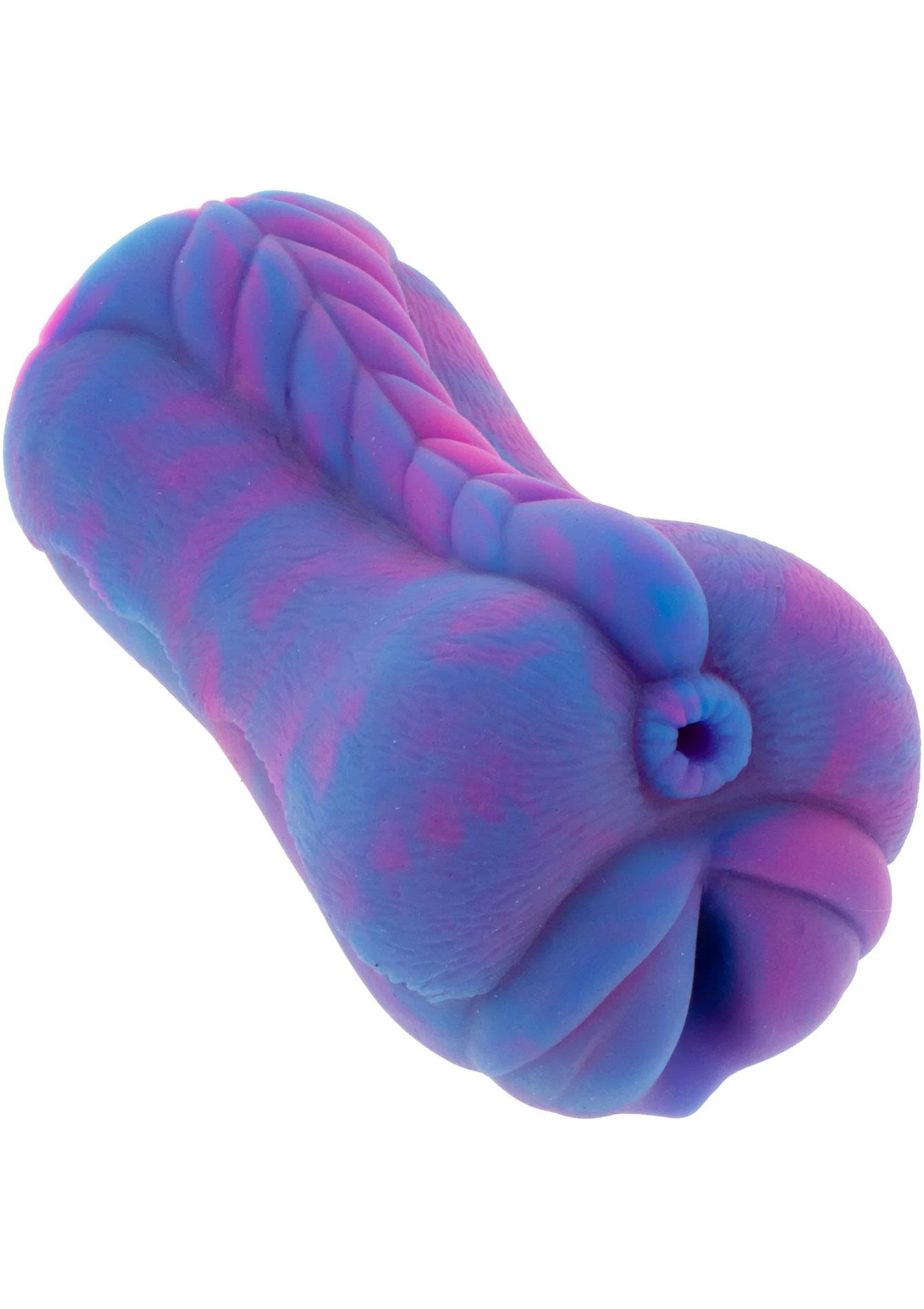 Masturbator Unicorn - dwa wejścia, miękki silikon — zdjęcie 1