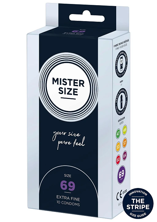 Prezerwatywy Mister Size 69 mm – cienkie 0,06 mm, 10 szt. — zdjęcie 2