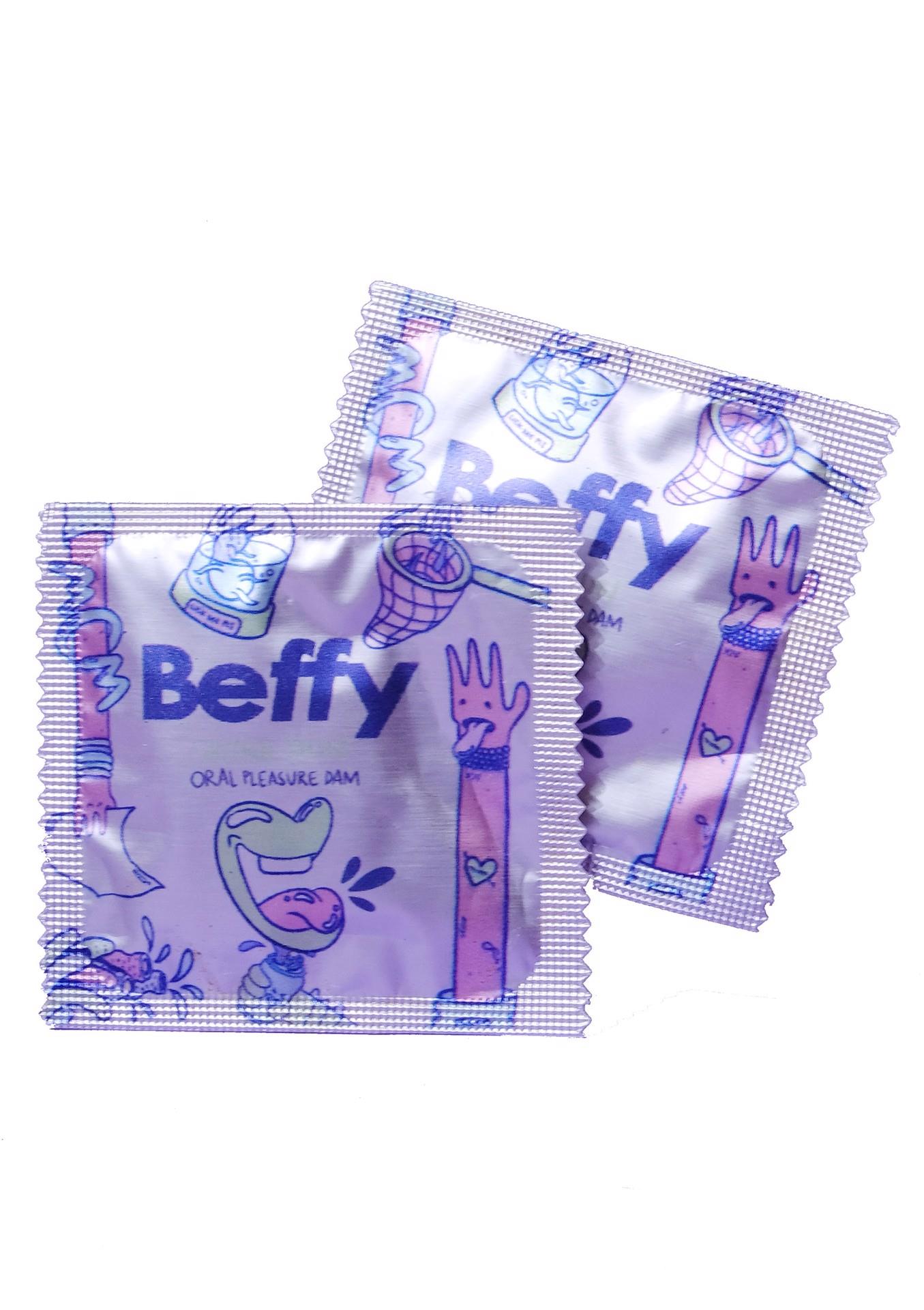 Chusteczki oralne Beffy - ultracienkie, 2 sztuki — zdjęcie 1