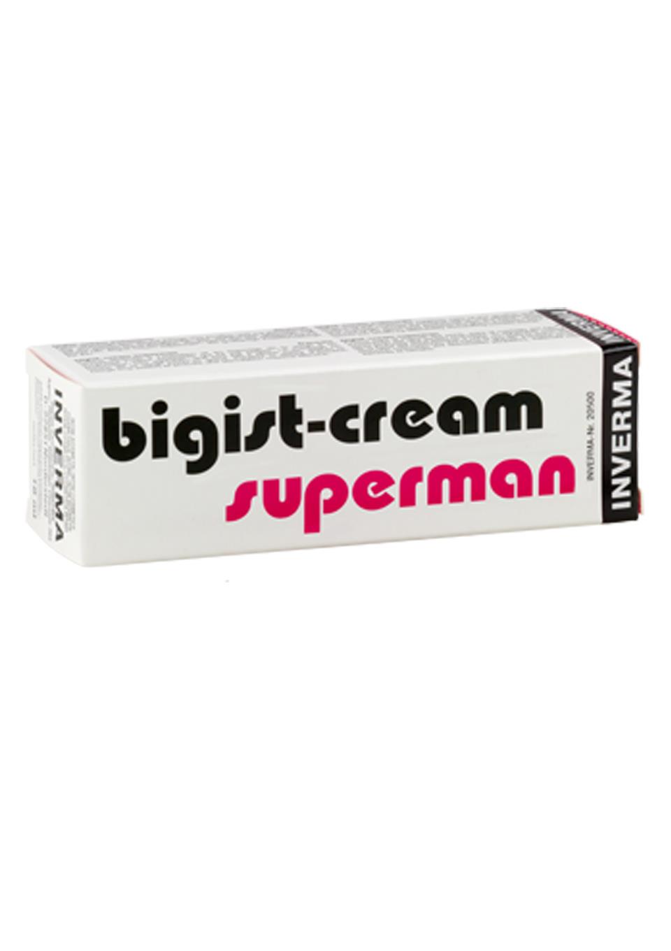 Krem intymny Bigist-Cream Superman - rozgrzewający, 18 ml — zdjęcie 1