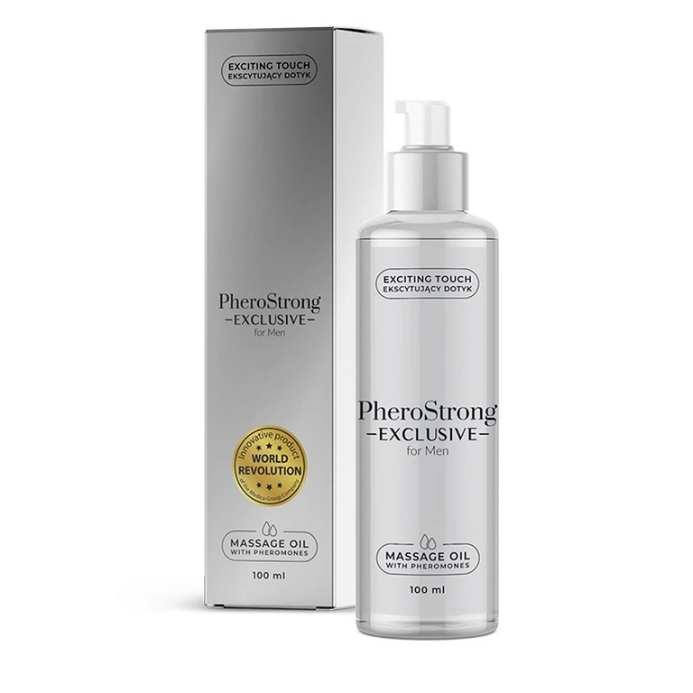 Olejek do masażu PheroStrong Exclusive for Men - feromony, 100 ml