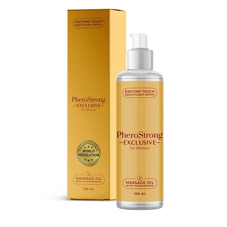 Olejek do masażu PheroStrong Exclusive for Women - feromony, 100 ml