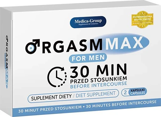 Suplement diety OrgasmMax for Men - wspomaganie potencji